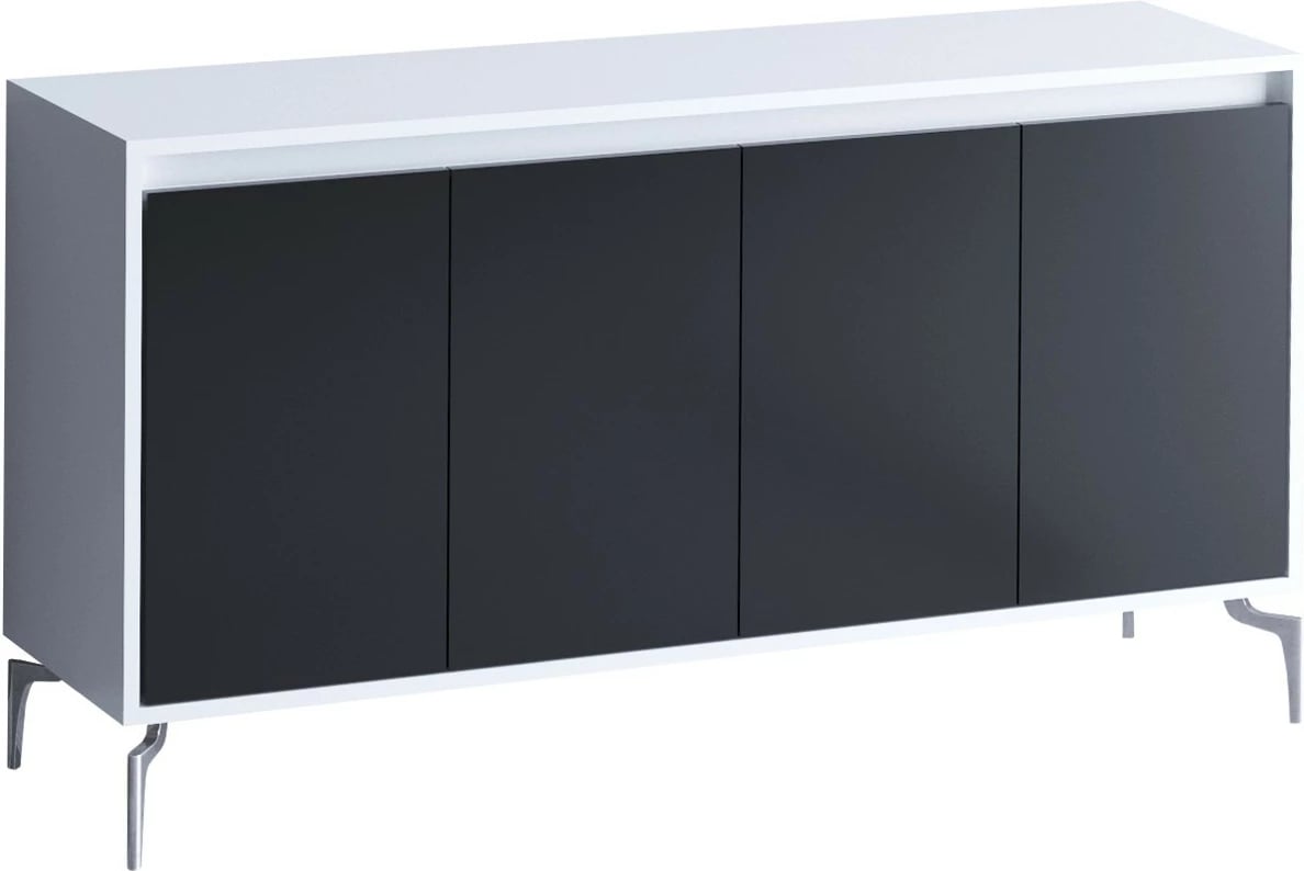 Konsolë Hanah Home, PEETA, ngjyrë e zezë dhe e bardhë