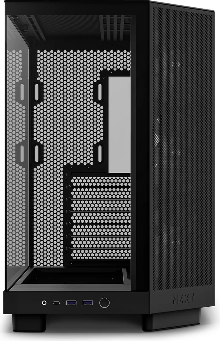 Kasë NZXT H6 Flow CC-H61FB-R1, e zezë