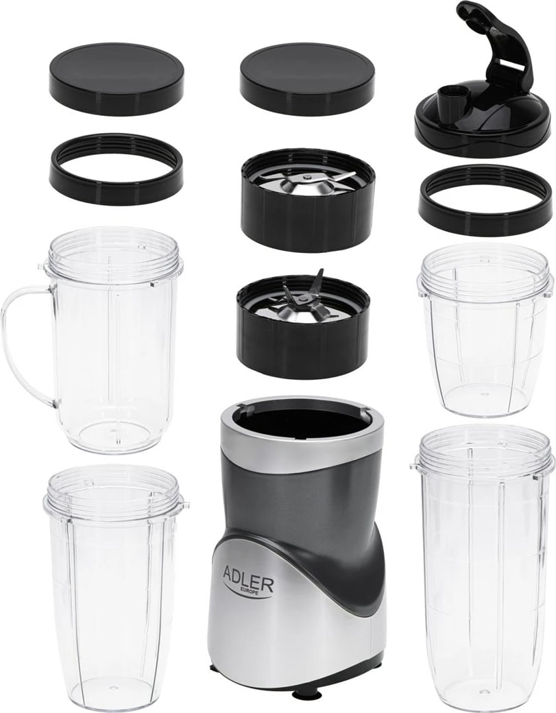 Blender tavoline Adler AD 4084, 0.7L, xham, 1200W, i zi