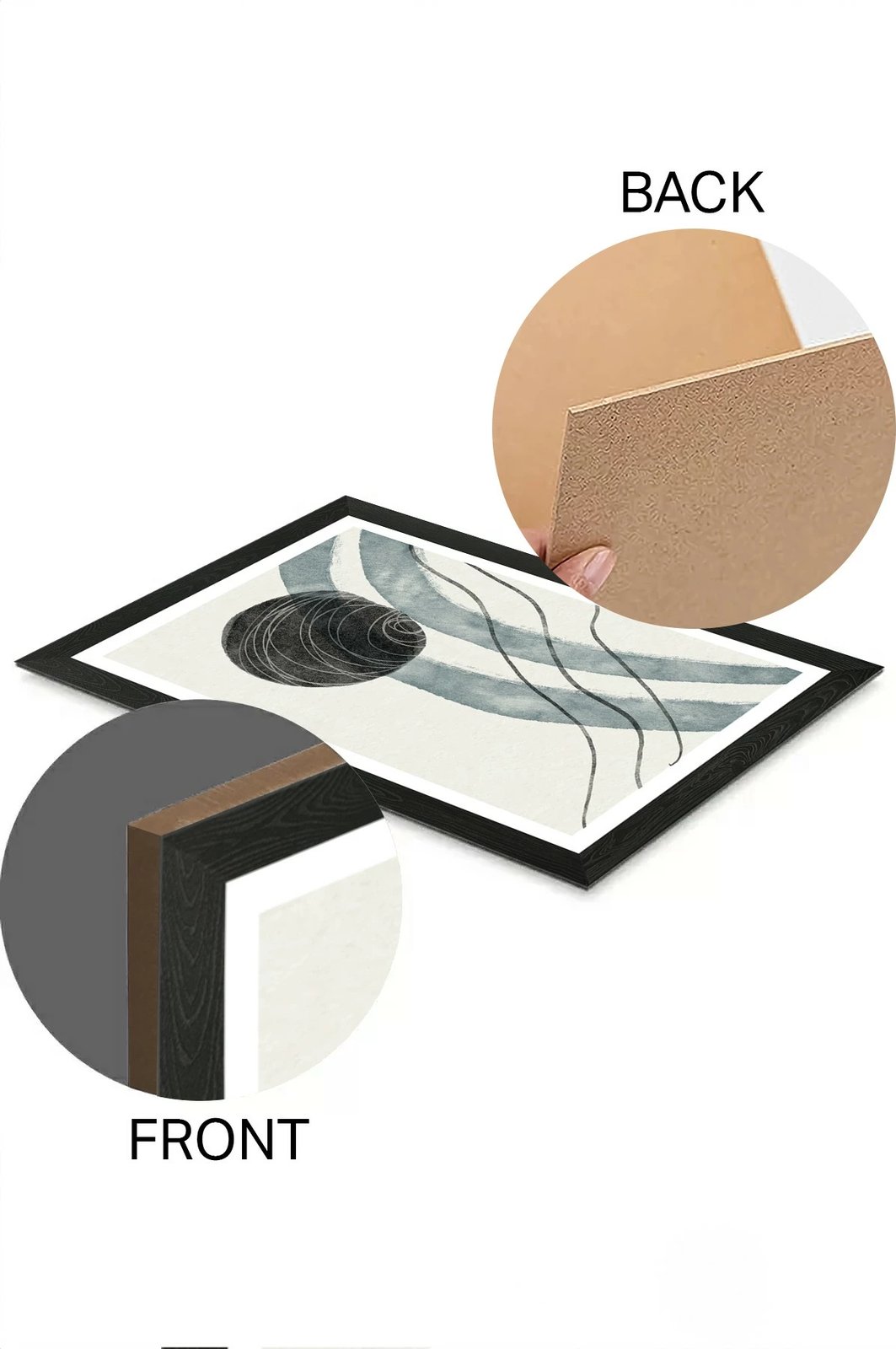 Set pikturash dekorative (3 copë), Wallity, Artsycllct19