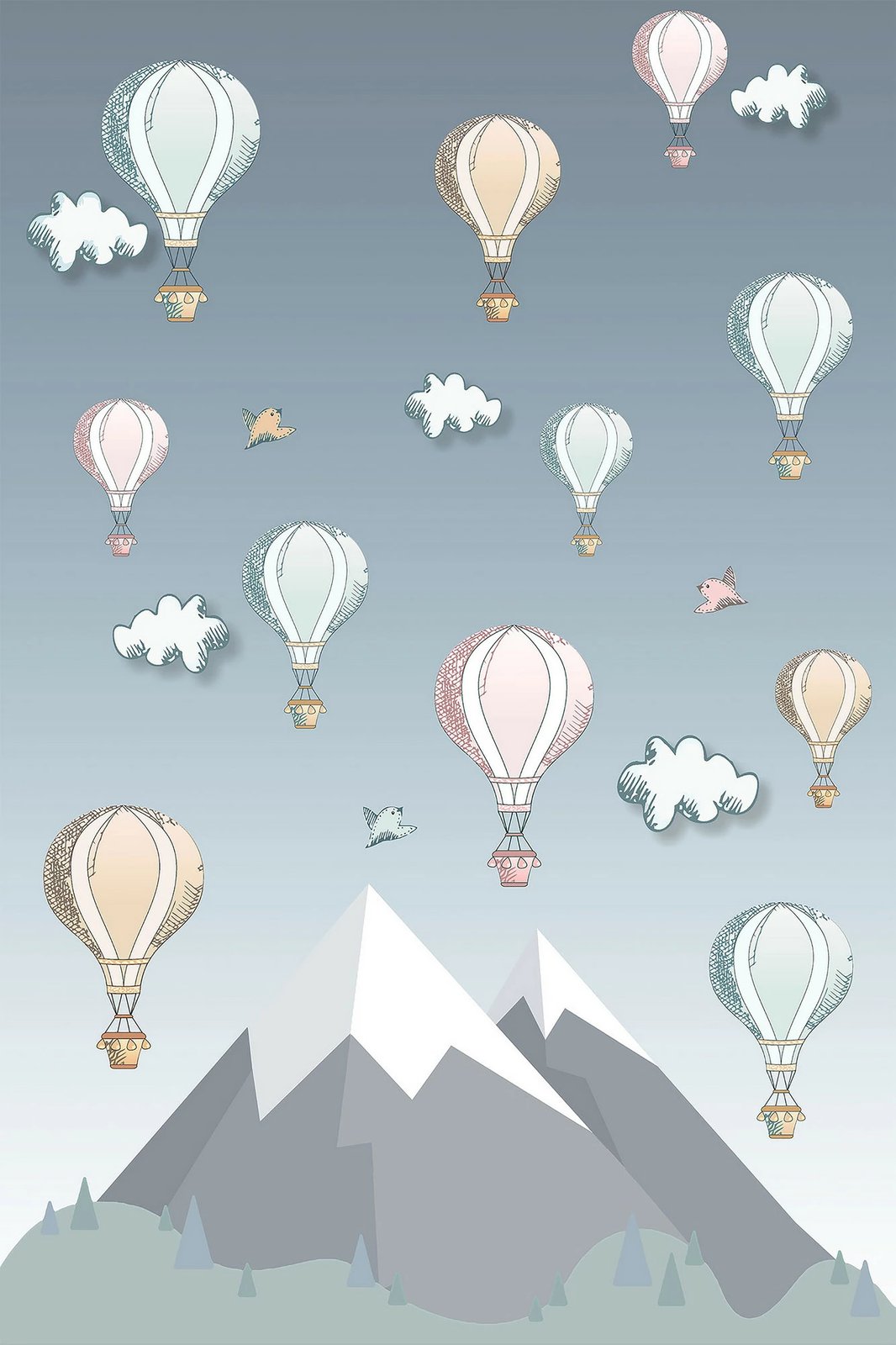 Qilim korridori, shumëngjyrësh, Conceptum Hypnose, WOOKECE047, 100x300cm