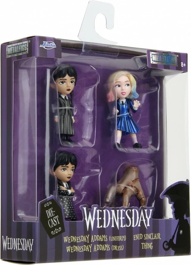 Set figurina metalike JADA TOYS Wednesday, 4 copë, 6.5 cm Set figurina metalike JADA TOYS Wednesday, 4 copë, 6.5 cm