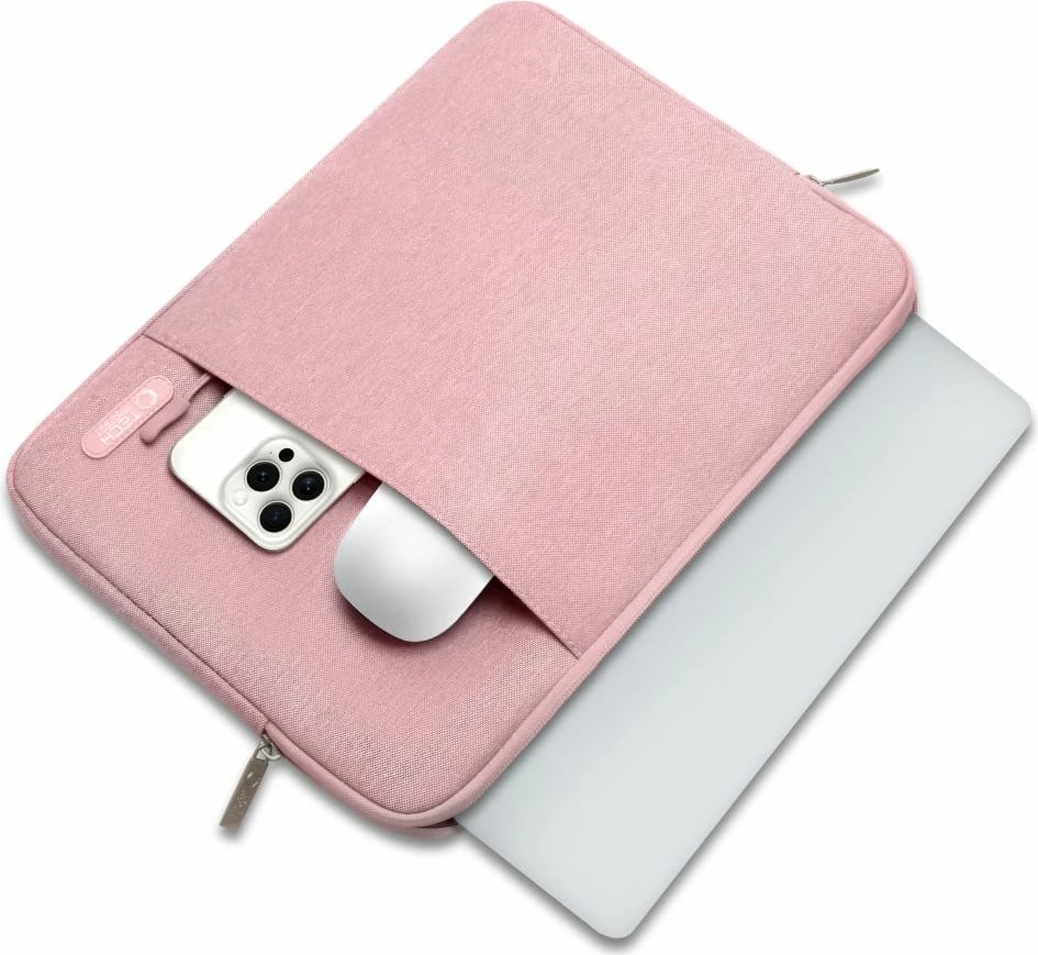Mbështjellës laptopi Tech-Protect Sleeve, 13-14 inç, Rozë