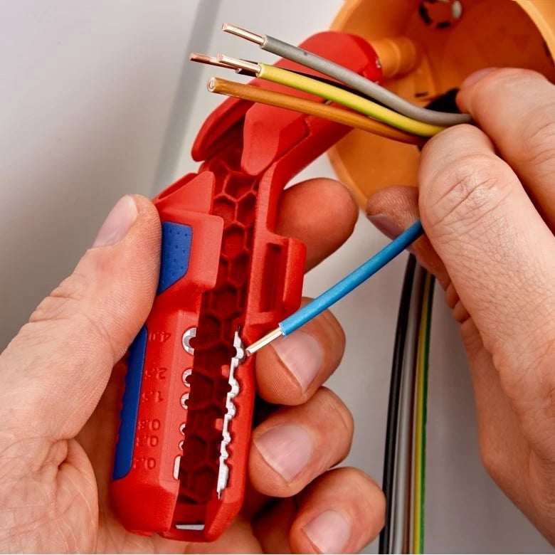 Knipex ErgoStrip, Mbështjellës kabllosh, Kuq Knipex ErgoStrip, Mbështjellës kabllosh, Kuq