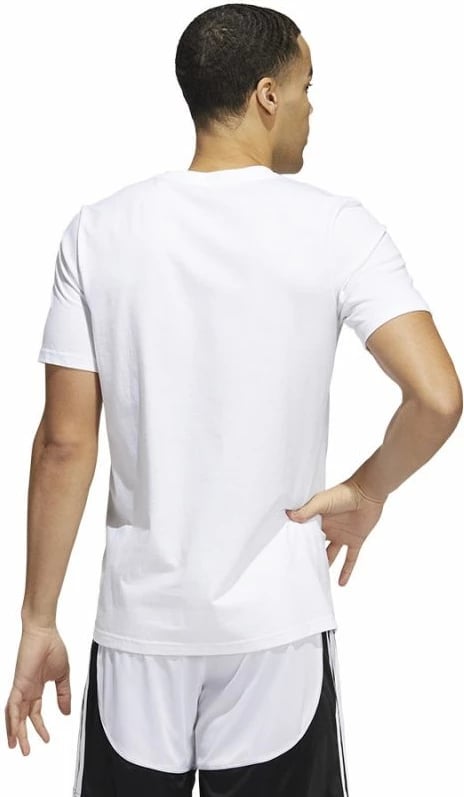 Maicë adidas për meshkuj, e bardhë