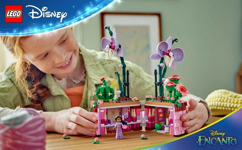 Set LEGO Disney Encanto Isabeli Flowerpot 43237, 641 pjesë, për fëmijë, Plastikë