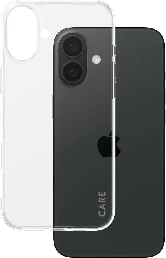 Mbështjellës PanzerGlass CARE Case Fashion X-Ray Soft Basic për iPhone 16 Plus, transparent