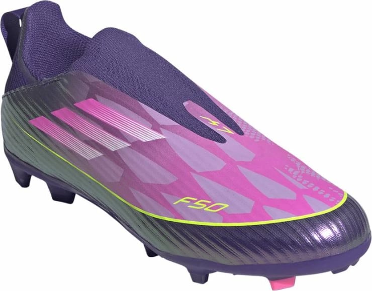 Atlete për fëmijë adidas F50, vjollcë