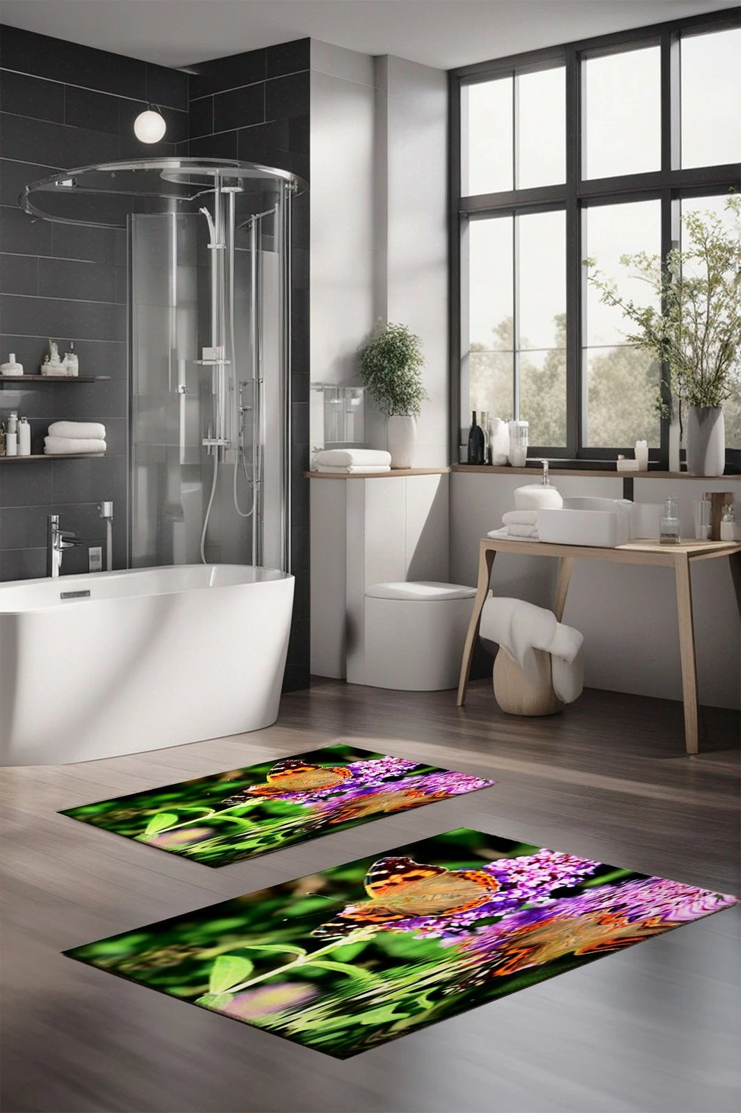 Set tapetash për banjo, 2 copë, shumëngjyrëshe, Mijolnir, CT-5111