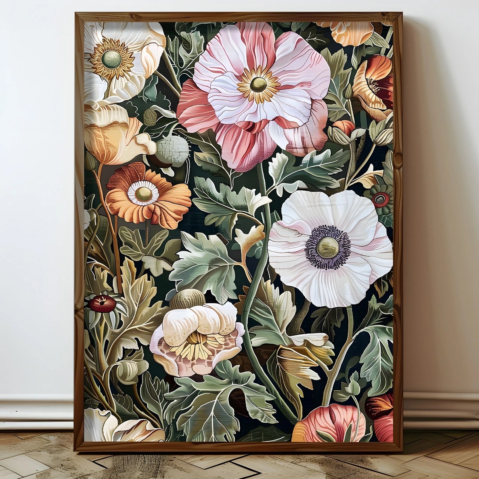 Pikturë dekorative me kornizë, MDF, Wallity, HUM094, shumëngjyrëshe, 50x70x3.5cm