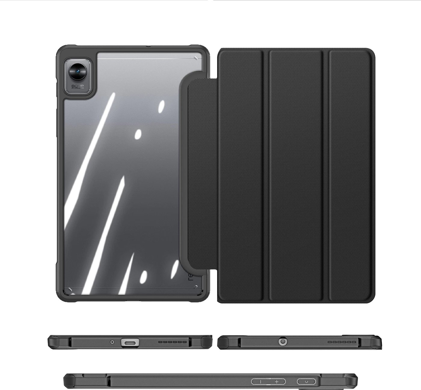Mbështjellës Dux Ducis Toby Flip për Realme Pad Mini 8.7", i zi Mbështjellës Dux Ducis Toby Flip për Realme Pad Mini 8.7", i zi