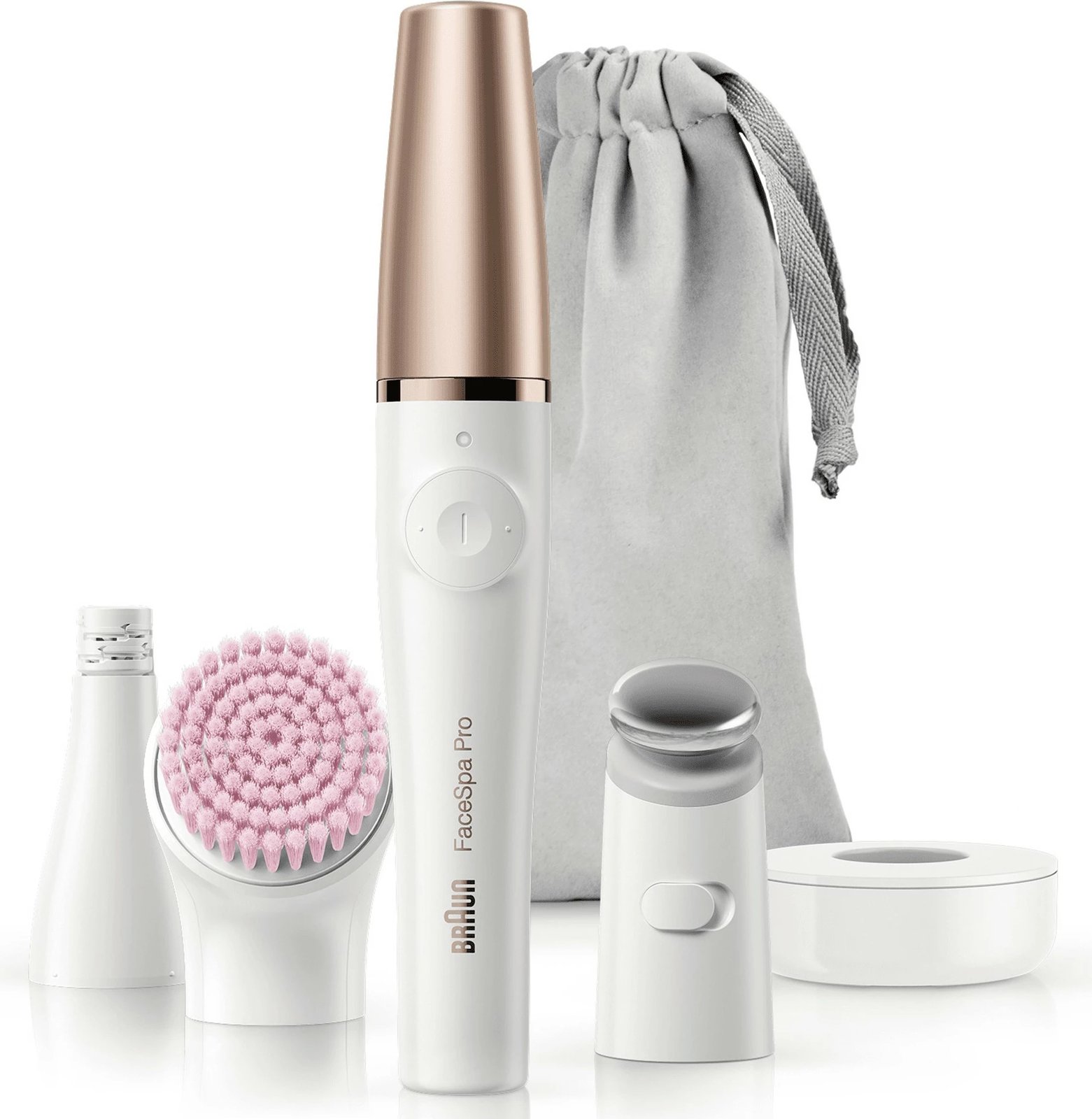 Epilator Braun 81636295, 10 pinceta, e bardhë, bronz
