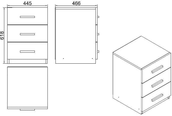 Sirtar Hanah Home, Vo3-Ba, ngjyrë arre dhe antracit