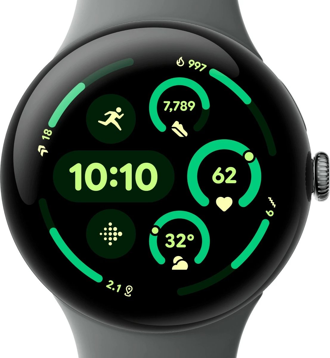 Smartwatch Google Pixel Watch 3, AMOLED, 32 GB, Wi-Fi, GPS, Hazel