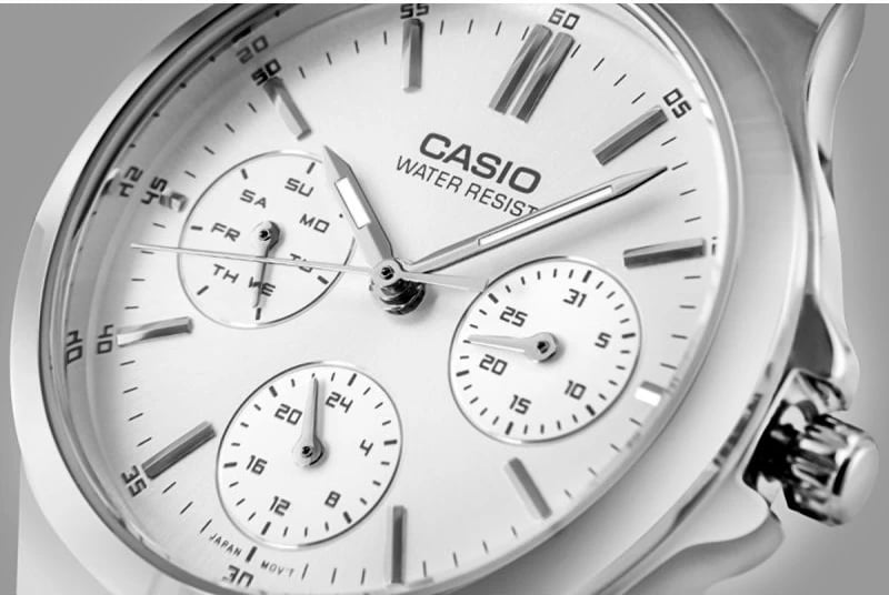 Orë dore për femra CASIO, argjend