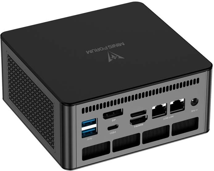 Kasë Minis Forum UM890 Pro, Ryzen 9 8945HS, 32GB RAM, 1TB SSD, e zezë