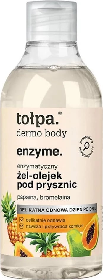 Xhel-djathë për dush për femra Tołpa Dermo Body Enzyme 300ml