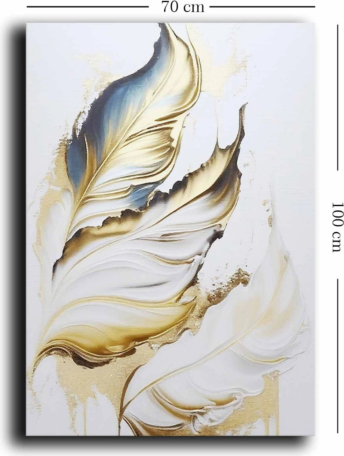 Pikturë dekorative në kanavacë Wallity, 70100GSC-014, shumëngjyrëshe, 70x100cm