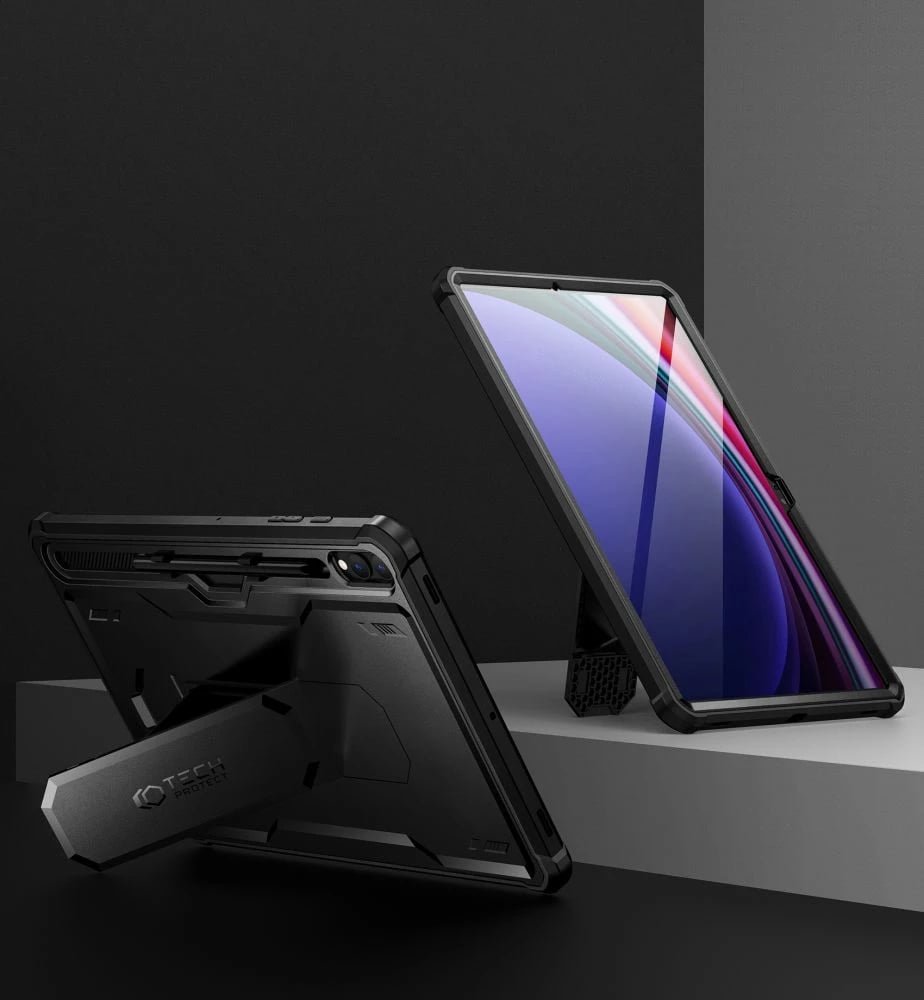Mbështjellës Tech-Protect Kevlar Pro për Samsung Galaxy Tab S9+ 12.4" X810/X816B, i zi