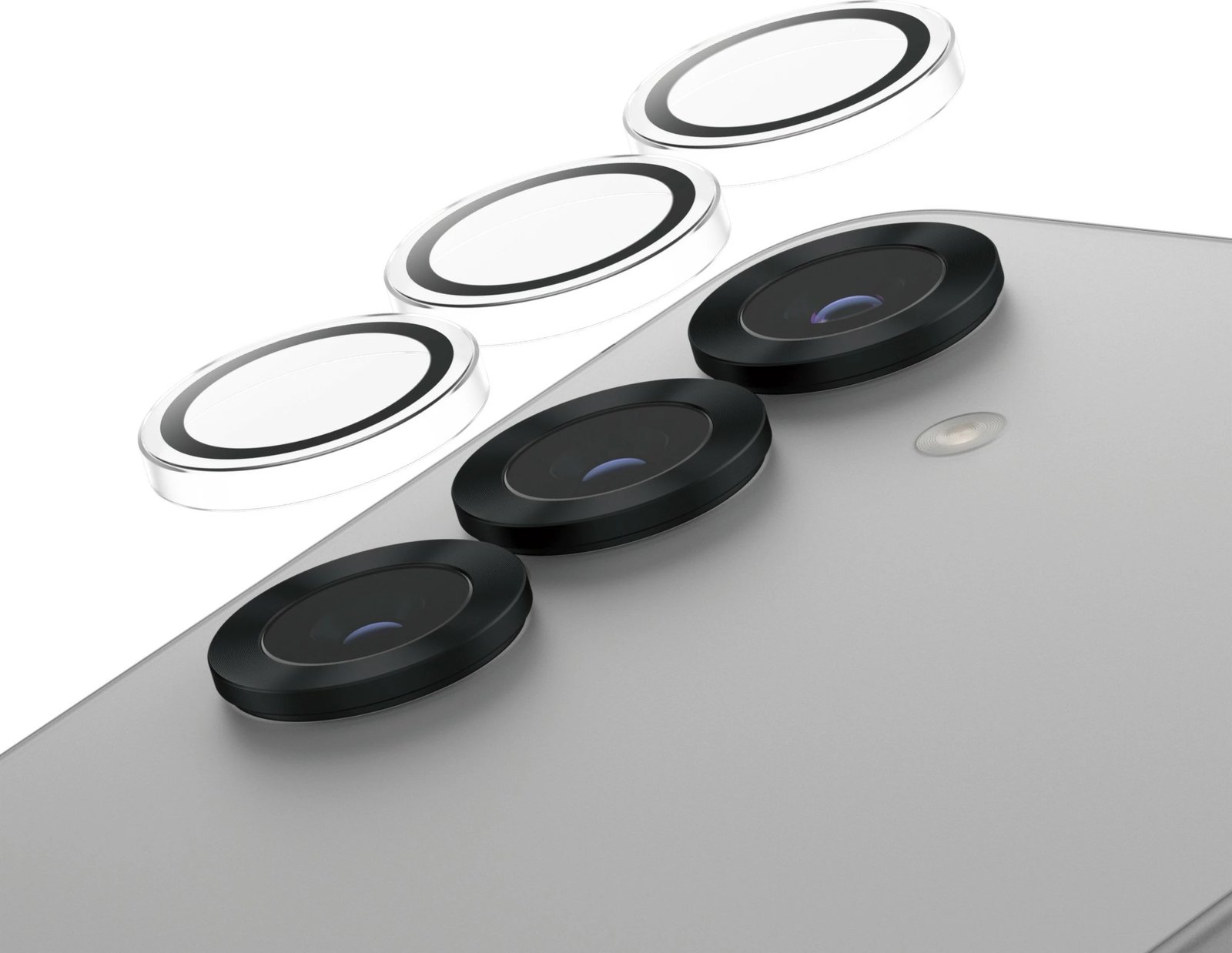 Mbështjellës kamerash PanzerGlass për Samsung Galaxy S25 Plus, transparent