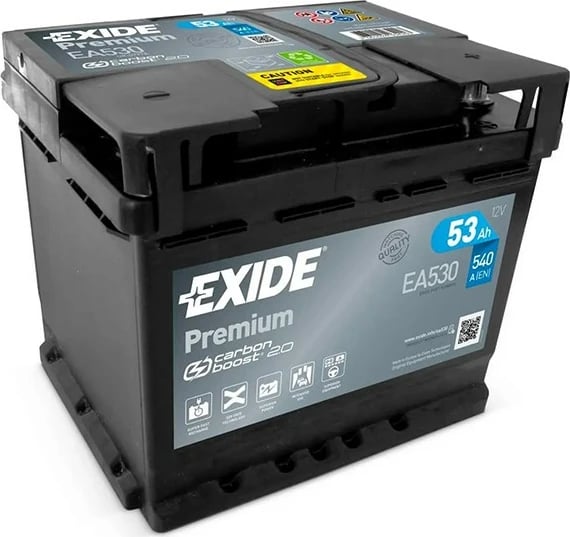 Bateri 12V 53Ah Exide Premium Ea530