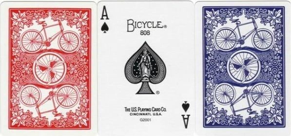 Letra loje Bicycle League Back, dy ngjyra (kuqe ose kaltër), 1 copë