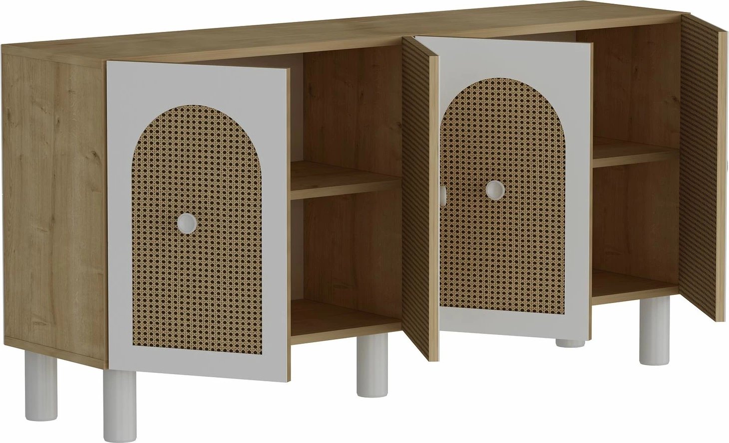 Konsol Skye Decor, ngjyrë lis safir, hazeran