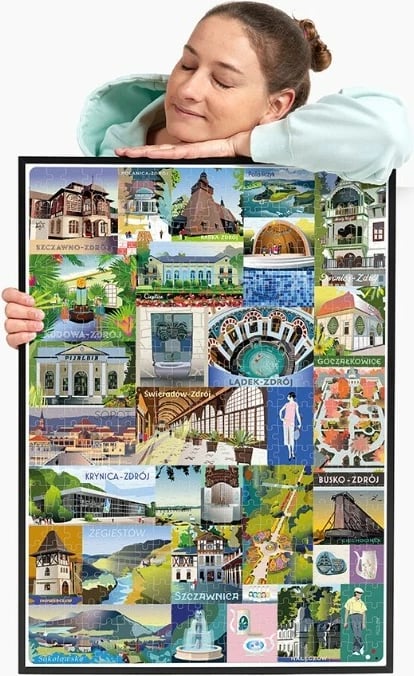 Puzzle CzuCzu Puzzlove Polish Health Resorts 500 pjesë