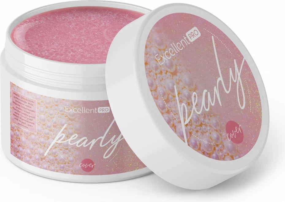 Xhel ndërtues për thonj Excellent PRO Pearly Gel Cover për femra, 15g Cover