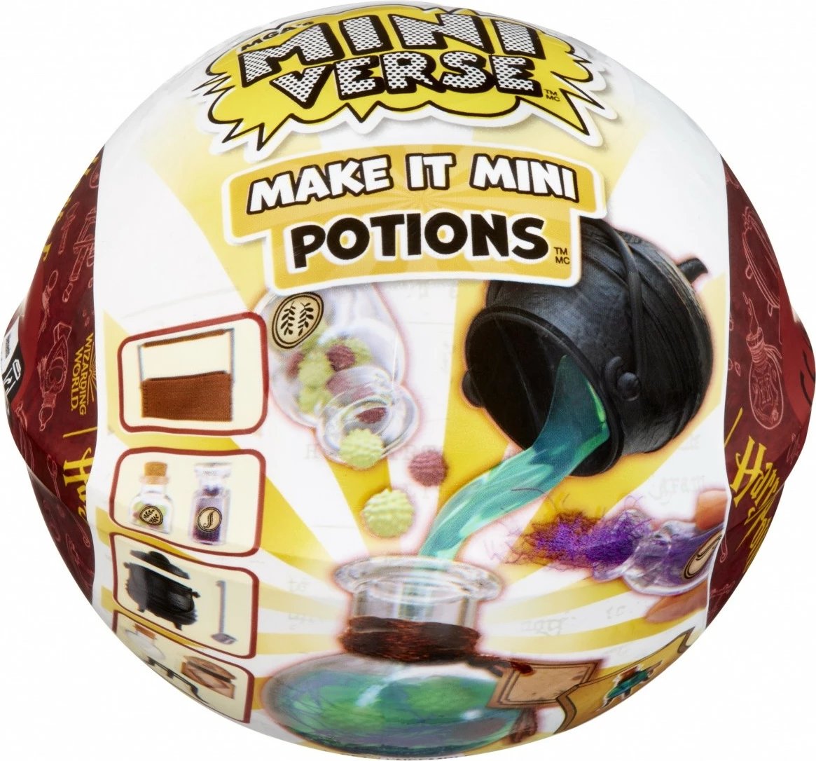 Set figurina Miniverse Harry Potter Make It Mini Potions, MGA, 15 copë