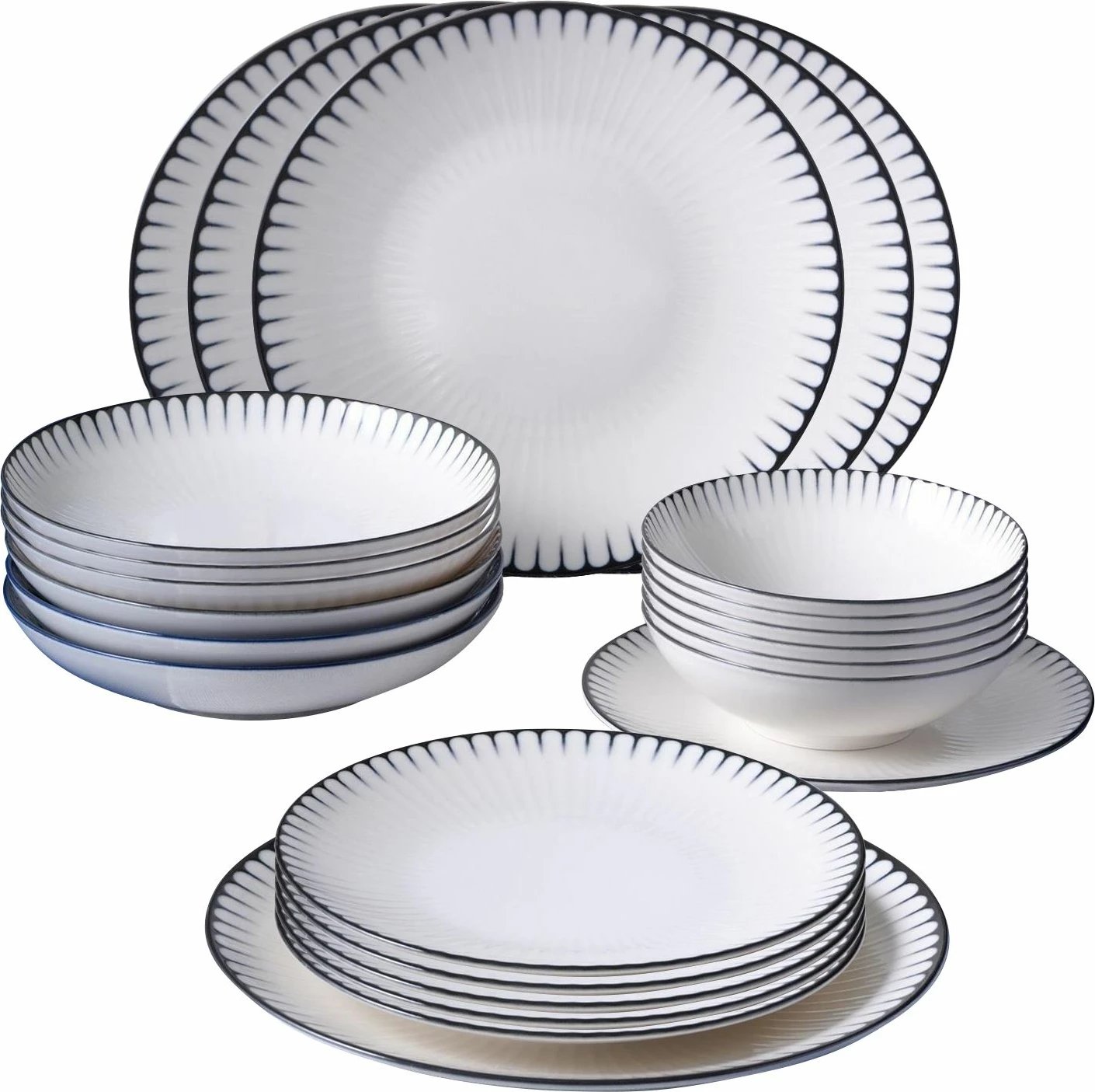 Set enësh për drekë (24 copë), Hermia Concept, GBSATN24Y4R33063