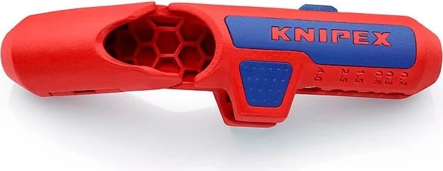 Knipex ErgoStrip, Mbështjellës kabllosh, Kuq