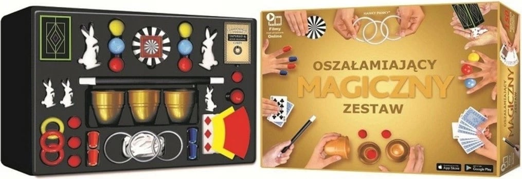 Set magjie Cartamundi Magic Tricks Gold Collection, 150 truke, për fëmijë, Ari