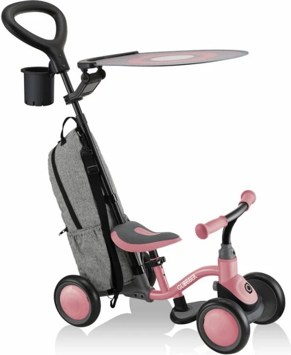 Bicikletë multifunksionale për fëmijë Globber, rozë