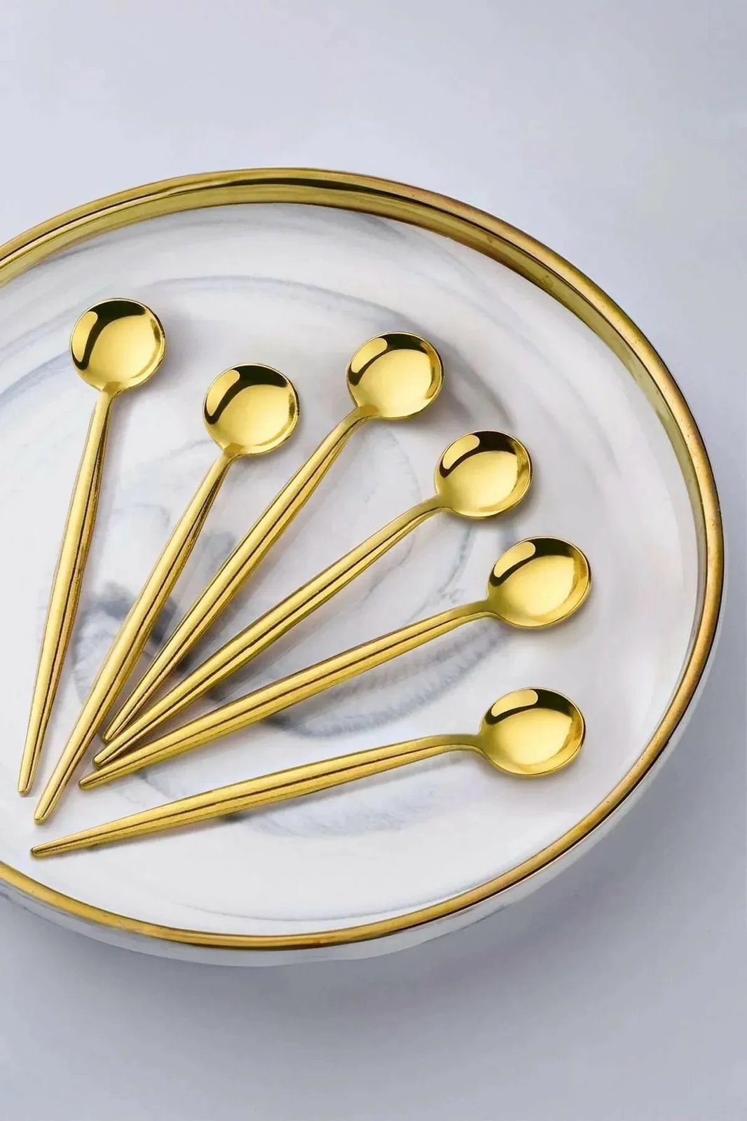 Set lugësh (6 copë), ngjyrë ari, Hermia Concept, MCH10569