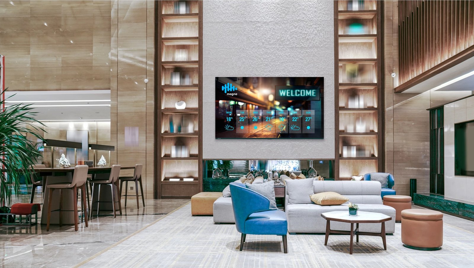 Ekran i madh AVOCOR K Serie AVK-5510, 55 inç, 4K Ultra HD, LED, 32GB, Wi-Fi