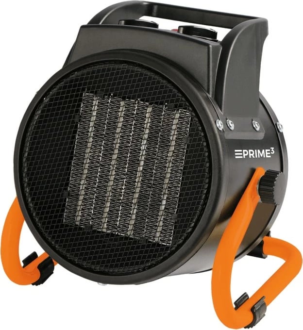 Ngrohës elektrik, PRIME3 TEH21, 2000 W, 3 nivele, element qeramik PTC, kabllo 1.8 m, i zi/portokalli