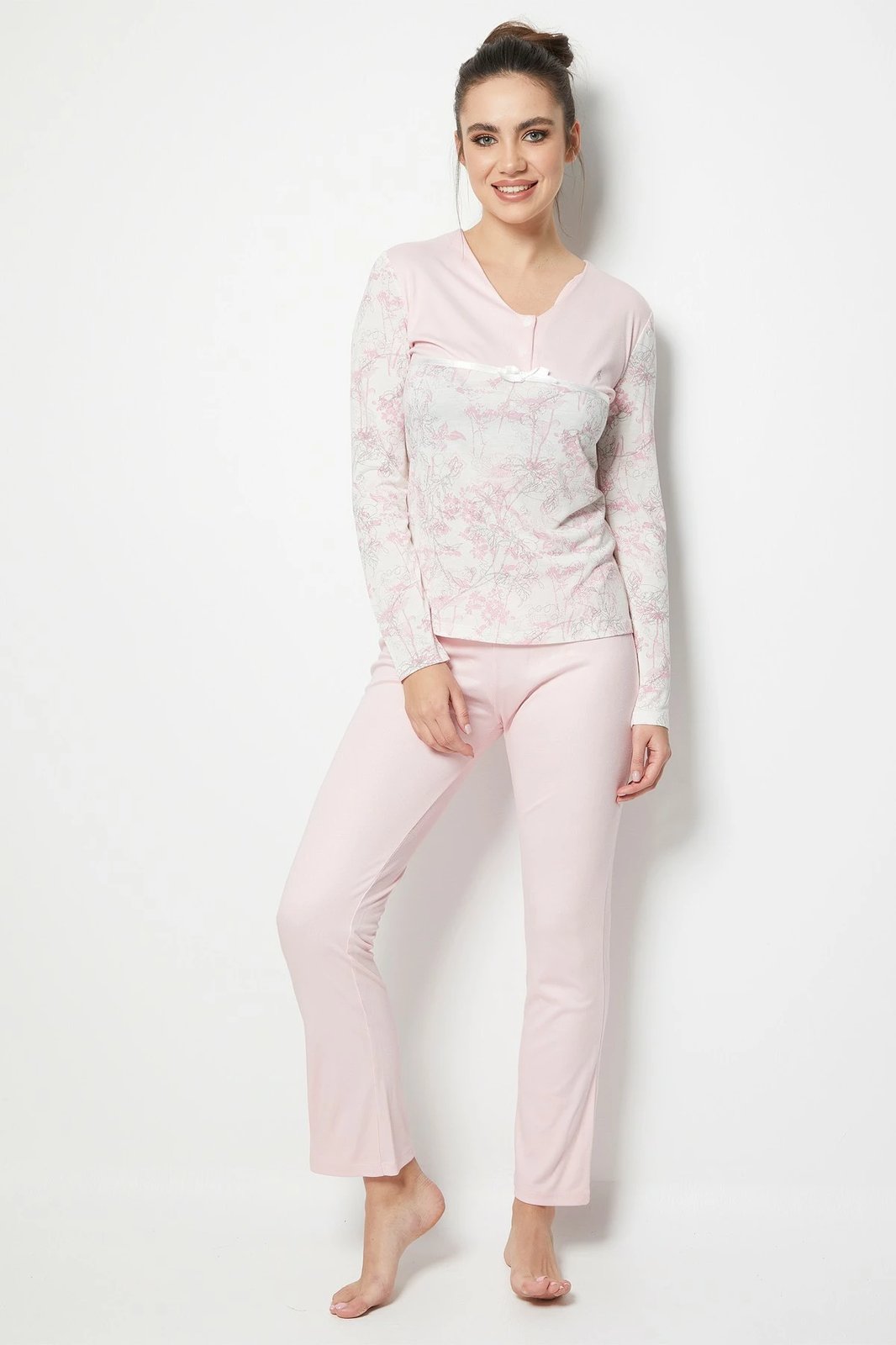 Set pizhamash për gra, rozë, Jumeon 002-000520