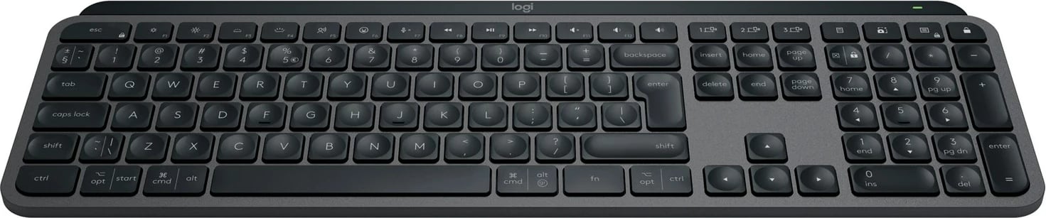 Tastierë Logitech Master MX Keys S, wireless, US International, grafit