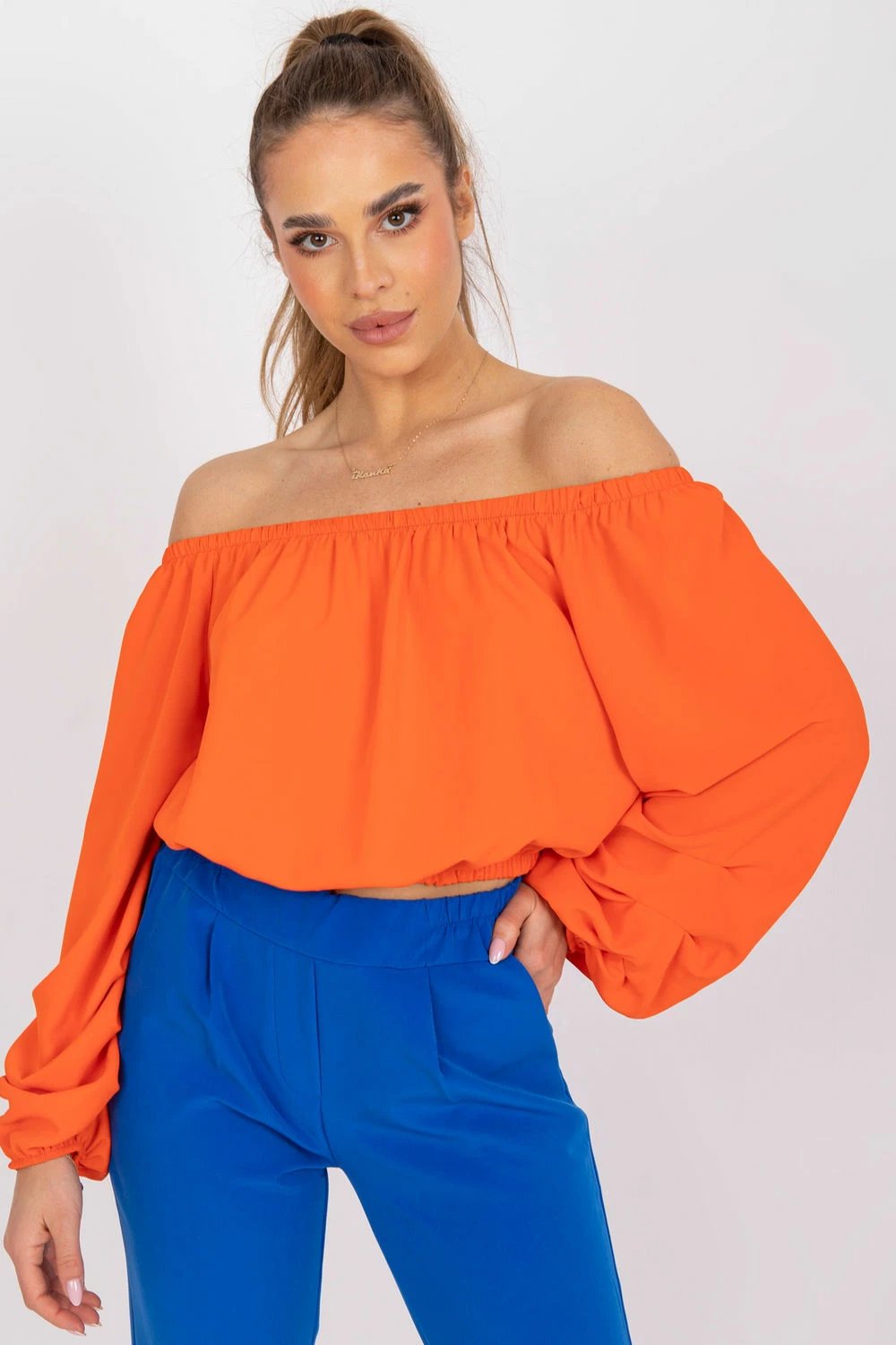Bluzë Italy Moda 164639, portokalli
