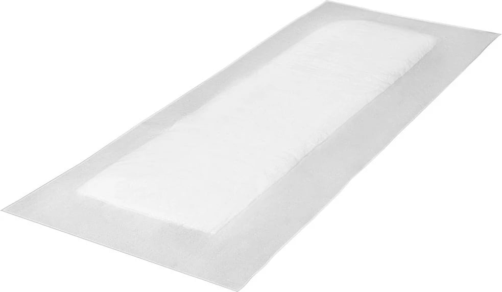 Binda paslindjes, Akuku, super thithëse, 36.5x14.5 cm, e bardhë, paketë 10 copë