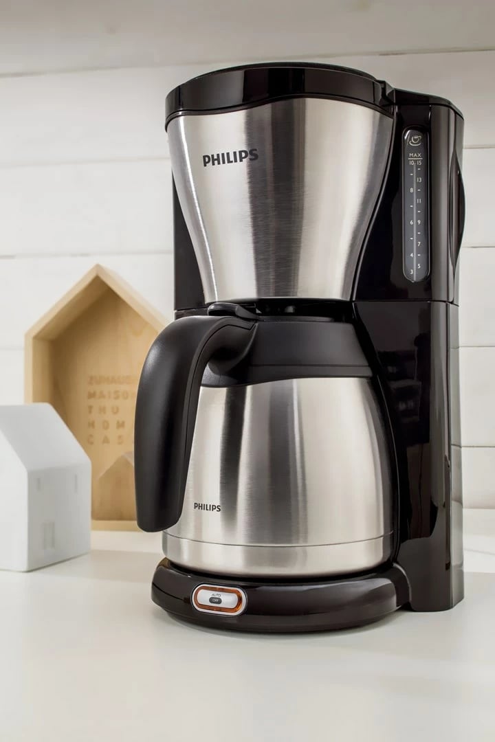 Aparat kafeje Philips Café Gaia HD7546/20, 15 filxhanë, i zi