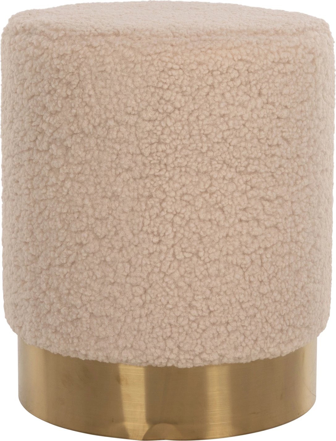 Karrige për bar LEVY FH8408.20, pëlhurë boucle, ngjyrë krem-ari, Φ35x42H cm