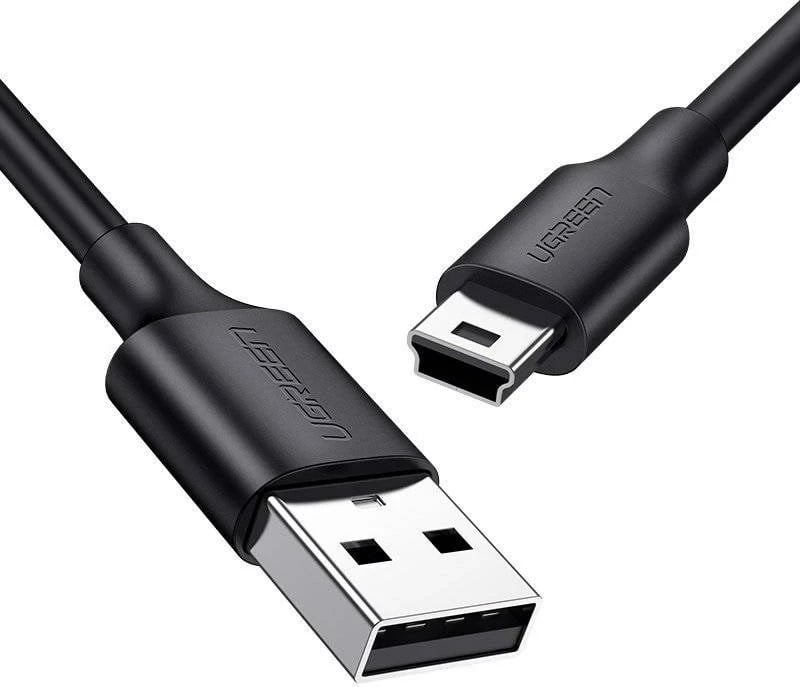 Kabllo USB UGREEN 10385, mini USB, 1.5m, E zezë