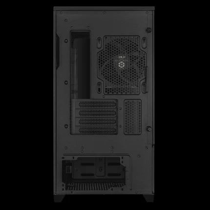 Kasë ASUS PRIME AP202 TG ARGB, e zezë