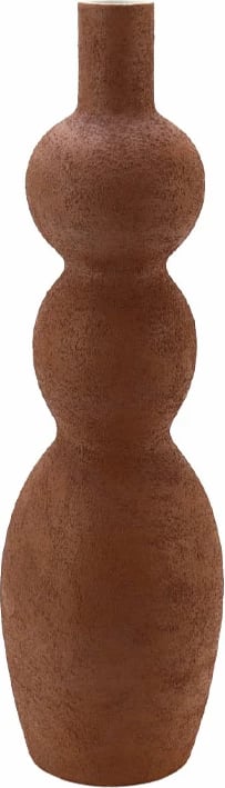 Vazo STELLAR, qeramike, terrakotë, 15.5x15.5x51cm