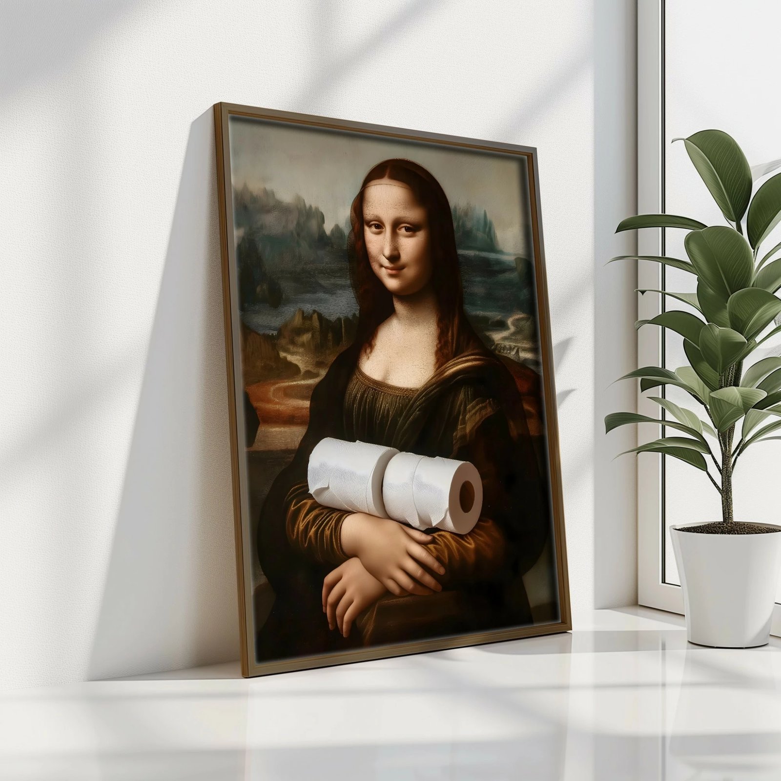 Pikturë dekorative me kornizë MDF, shumëngjyrëshe, Wallity GE159-L