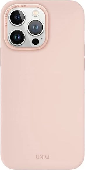 Mbështjellës UNIQ Lino Hue Magclick për iPhone 15 Pro Max, rozë