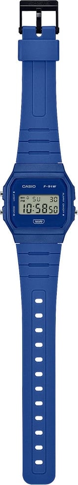 Orë dore Casio F-91W unisex, blu