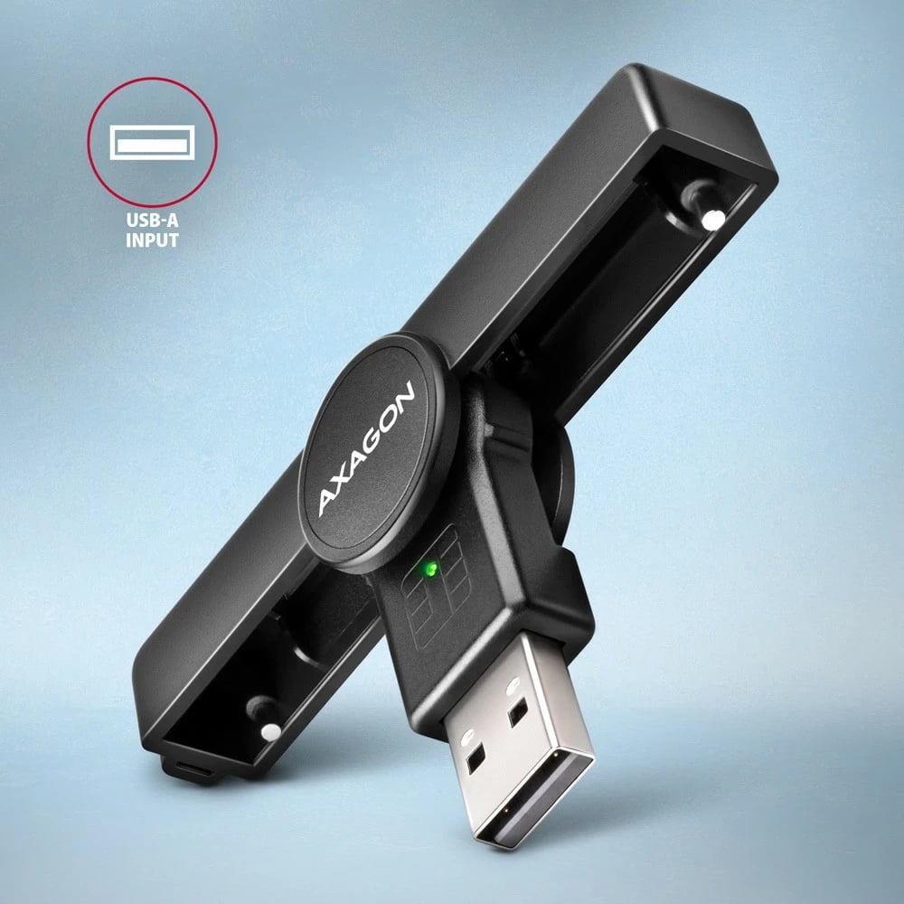 Lexues kartelash AXAGON CRE-SMPA PocketReader USB-A, i zi